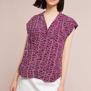 Anthropologie Maeve button down top